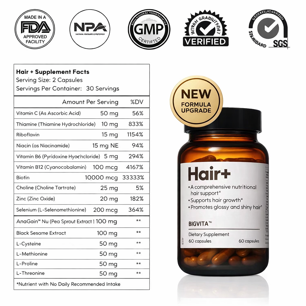 Hair Bigvital® Previene la caída del cabellos desde la raíz💆🏻♀️