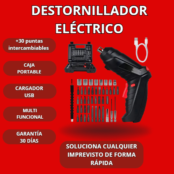 MINI TALADRO ELÉCTRICO PORTÁTIL X45 ⚙️