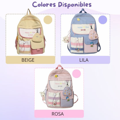 MOCHILA JAPONESA KAWAII GRANDE Y MODERNA🎒✨