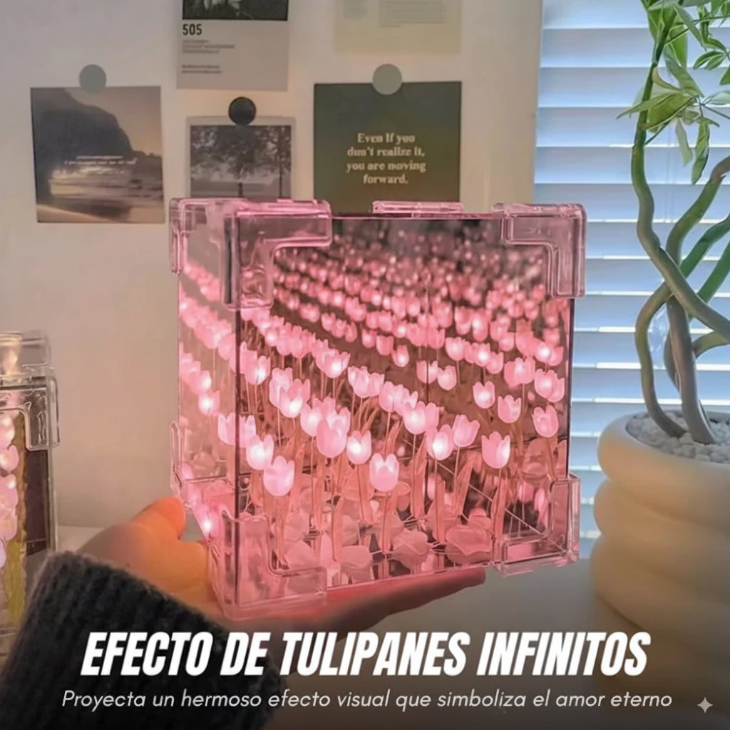 LÁMPARA ARMABLE DE TULIPANES💘