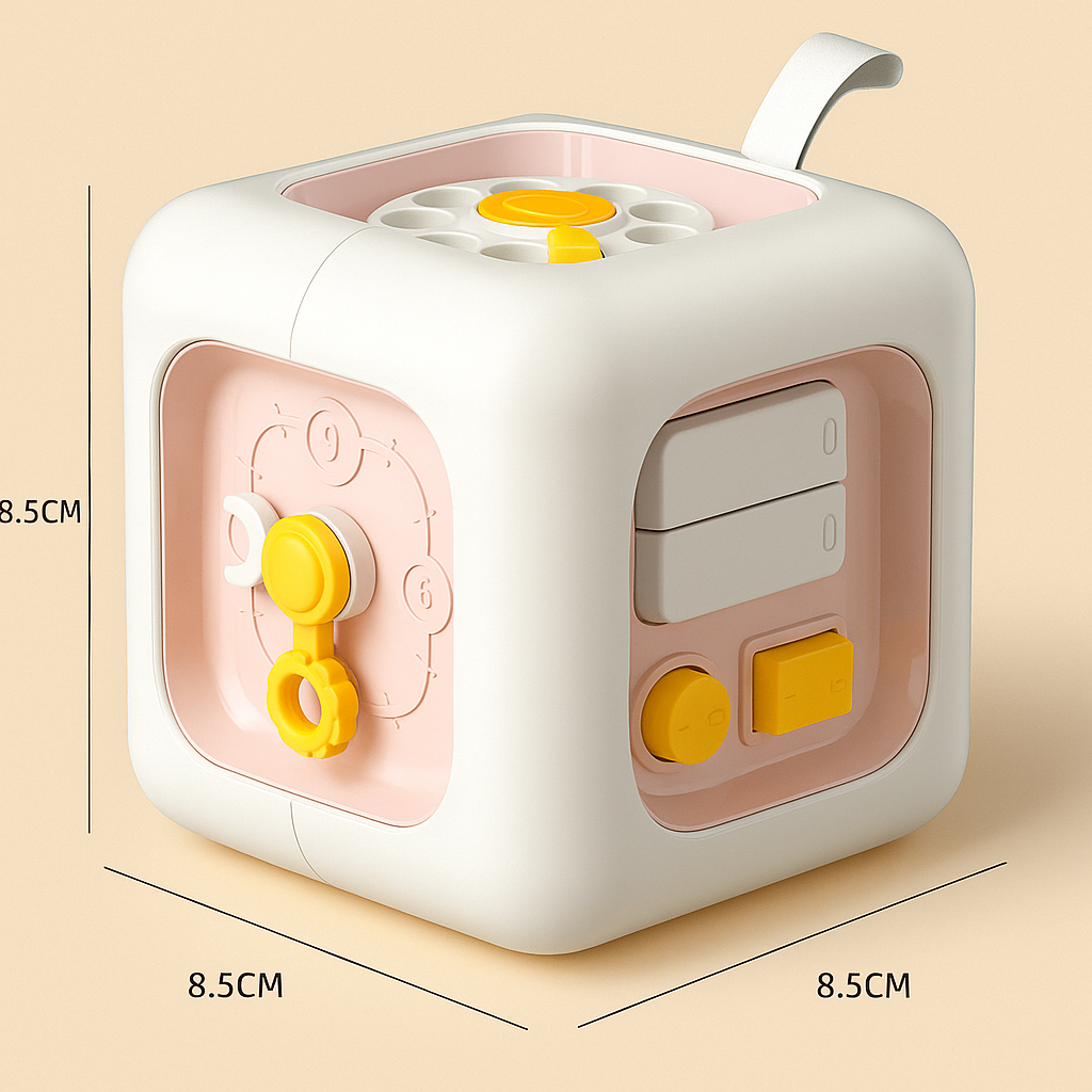 🧠CUBO SENSORIAL PARA EL APRENDIZAJE DE BEBÉS👶