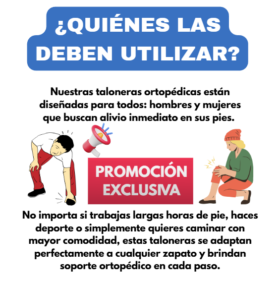 TALONERA ORTÓPEDICA PARA ESPOLÓN Y MÁS X3 UNIDADES🦶🩹