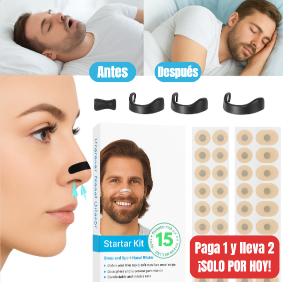 QUITA RONQUIDOS Y RESPIRA BIEN 2x1 👃